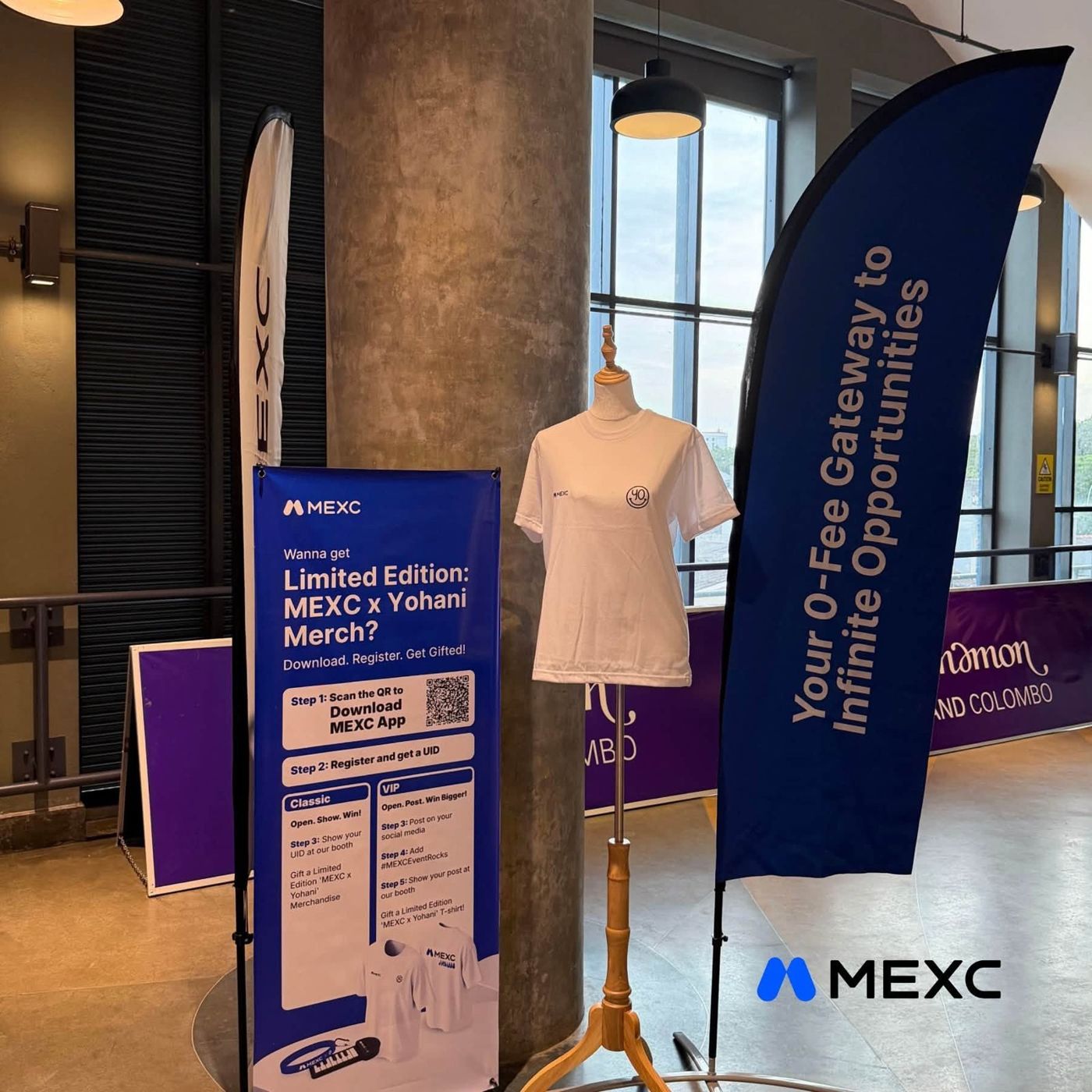 MEXC × Yohani — Brand activation