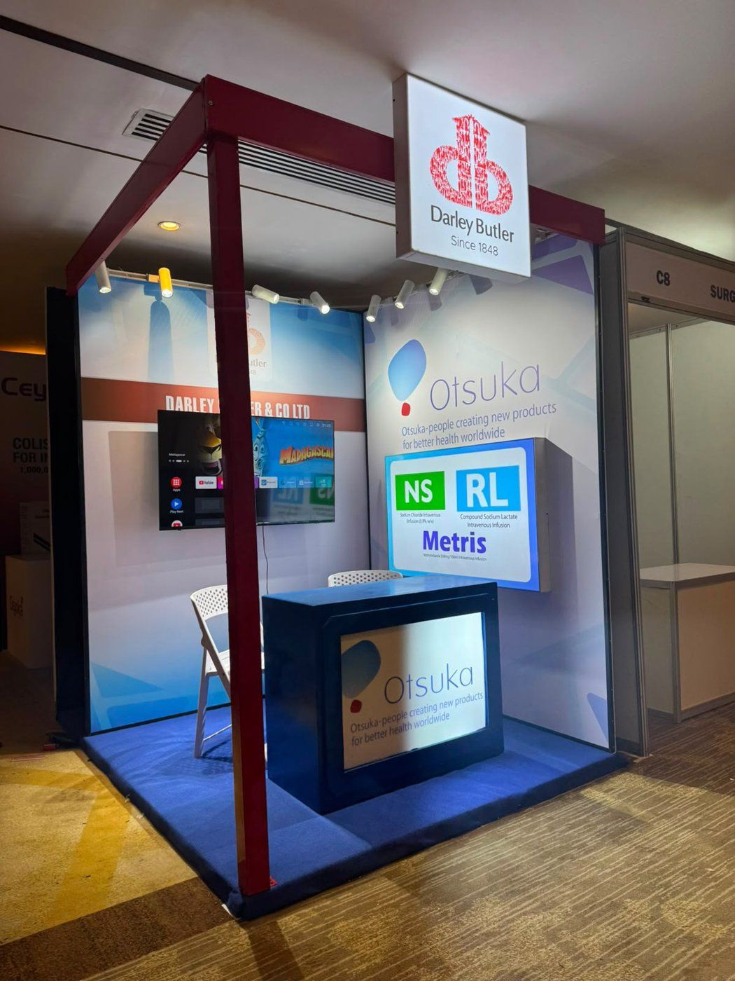 Exhibition booth — Darley Butler