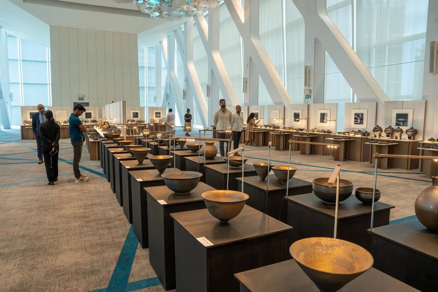 Exhibition build — Display & lighting
